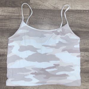 American Eagle Camo Cropped Tank